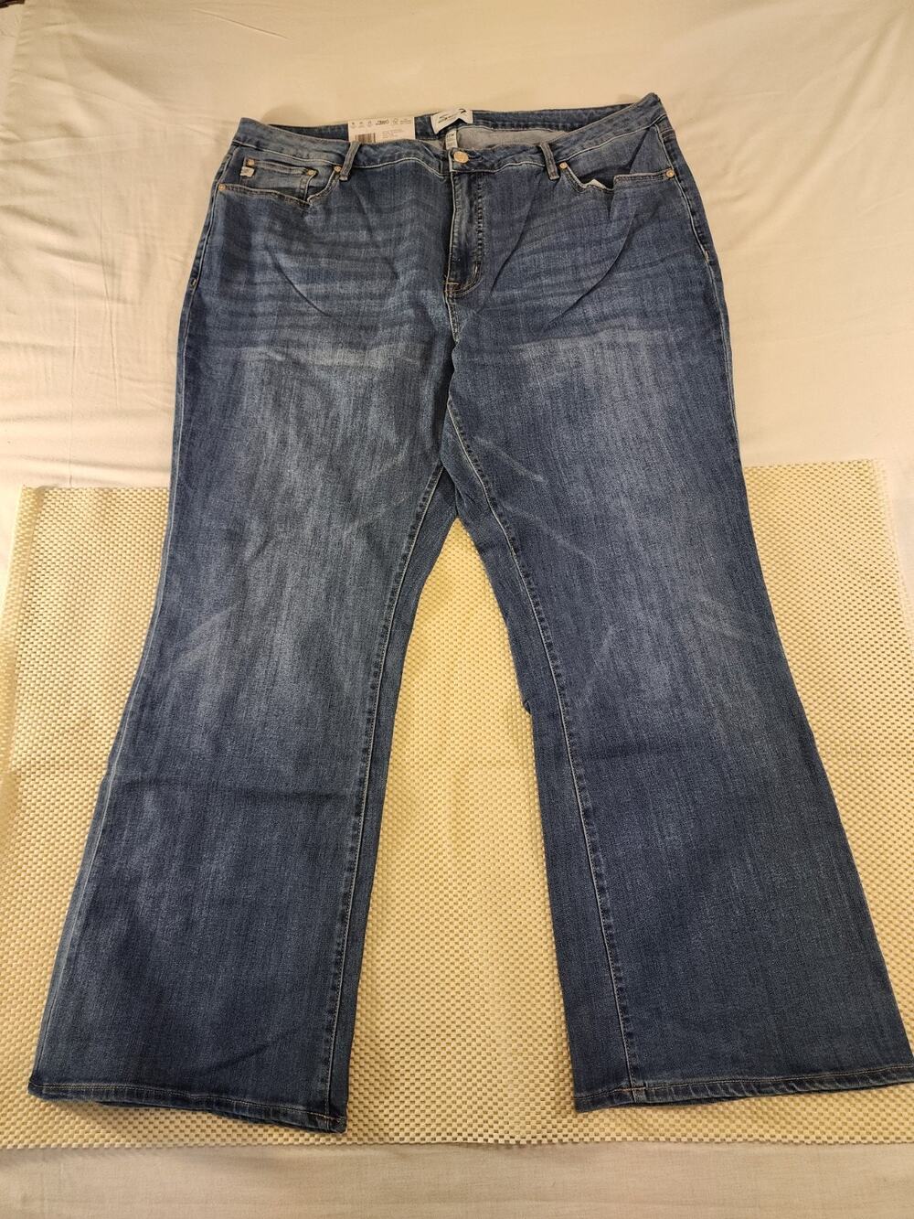 seven7 jeans womens High Rise Slim Boot Ocean Drift Color 22W NWT